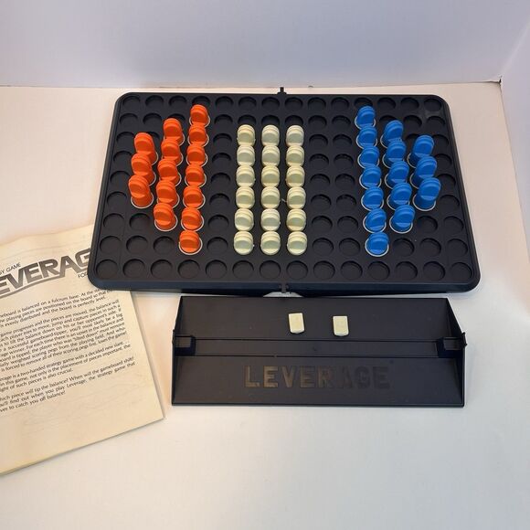 VTG Leverage Board Game by Milton Bradley Complete in Great Condition - Picture 2 of 5